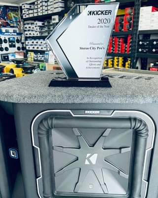 Another Dealer Of The Year Award from Kicker Audio 💪🏽 4X Kicker Dealer Of The Ye