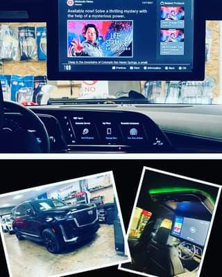 2022 Cadillac Escalade 😍 Flip Monitor with Nintendo Switch installed 👌🏽#Cadillac